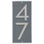 Floating 1-Line Wall Address Plaque-458687370-458687188-458691484