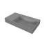 Lavabo de salle de bain mural rectangulaire 36 po avec lavabo gauche et comptoir Juniper - blanc, sans trou de robinet-1291249863-1291249858