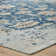 Jousha Oriental Power Loom Machine Woven Wool Area Rug in Blue/Gray