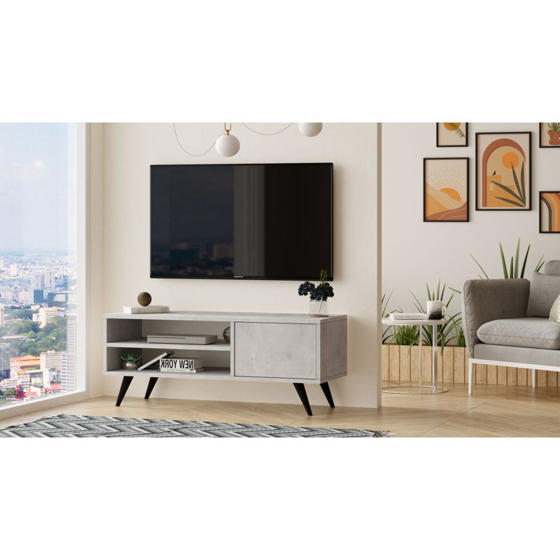 Stacie Unfinished TV Stand for TVs up to 49", Stone