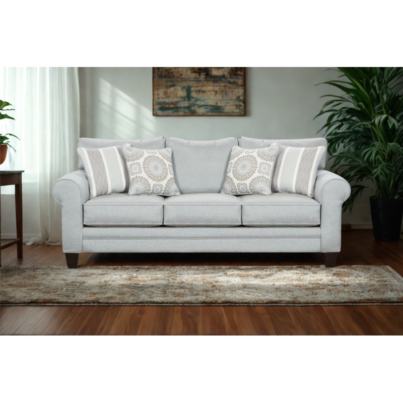 Aurora 87" Upholstered Sleeper, Sleeper, Grande Mist