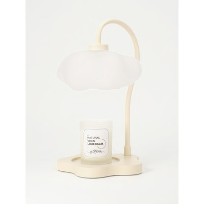 Jolie lampe chauffe-bougie nuage unique avec minuterie pour grandes bougies
