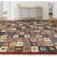Wool Geometric Area Rug in Brown/Taupe