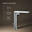 Robinet de salle de bain à un trou avec drain-22019818
