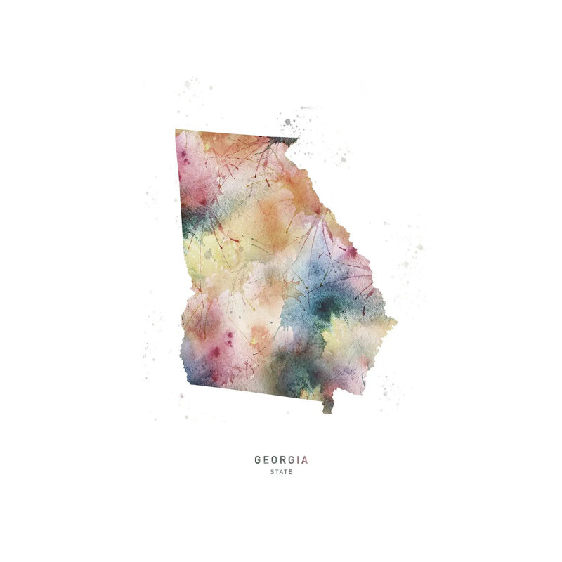 Georgia State - Wrapped Canvas Painting, 66.04 cm H x 45.72 cm W