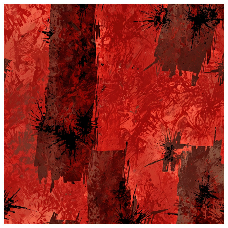 Couvertures rouges et noires, L 60 po x H 80 po