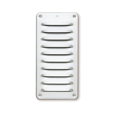 Sugatsune 316 Stainless Steel Ventilation Grill- 1-1122, Silver Finish