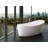 Dune 68'' x 34'' Soaking Solid Surface Bathtub-22940783