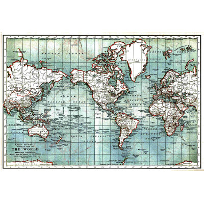 " Classic Vintage Map "