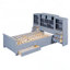 Lit plateforme simple en bois