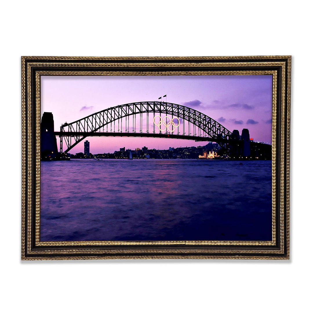 Sydney Harbour Bridge Rosa Reflexionen - Druck