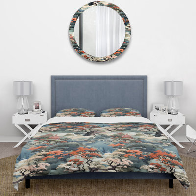 Temple Serenity - Japanese Duvet Cover Set