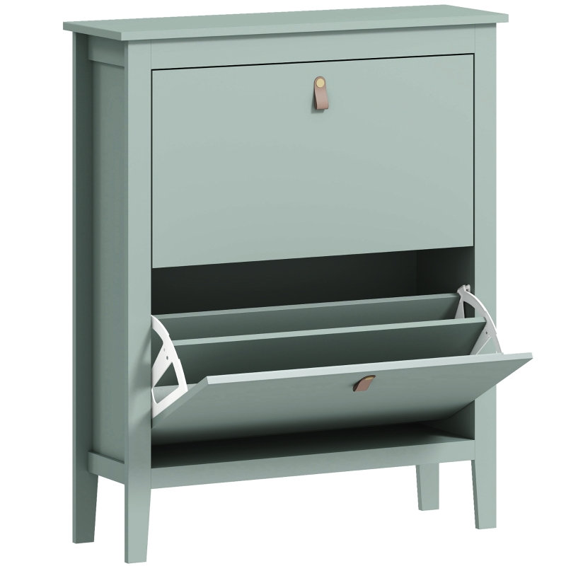 14 Pair Flip Down Shoe Storage