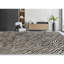 Tapis noir et blanc de haute qualité noué à la main
