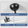 96"  Ceiling Fan with Light and Remote Control, 6-Speed Noiseless Reversible DC Motor, 8 Durable Aluminum Double-Layer Blades Large Ceiling Fan