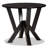 Lindauer 5-Pc Dining Set in Dark Brown Finish Wood & Faux Leather, 40.94'' H X 21.16'' W X 21.06'' D