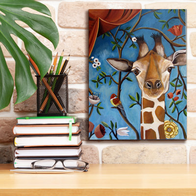 «Face Beyond» par Catherine A Nolin, art mural sur toile, 18 po x 26 po
