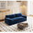 Convertible Sofa Bed With Side Storage And Smooth Wheels For Flexible Living, Comfortable Seating, And Effortless Maintenance-1860440838