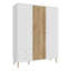 HARLLSON 3 Door Manufactured Wood Wardrobe-389929147