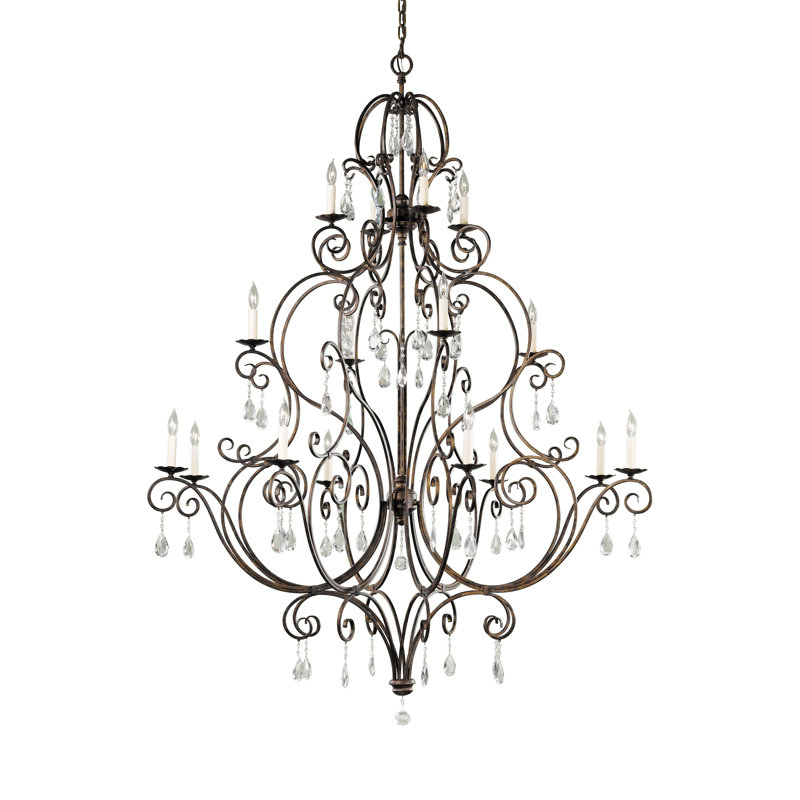 Amarious 16 - Light Tiered Chandelier