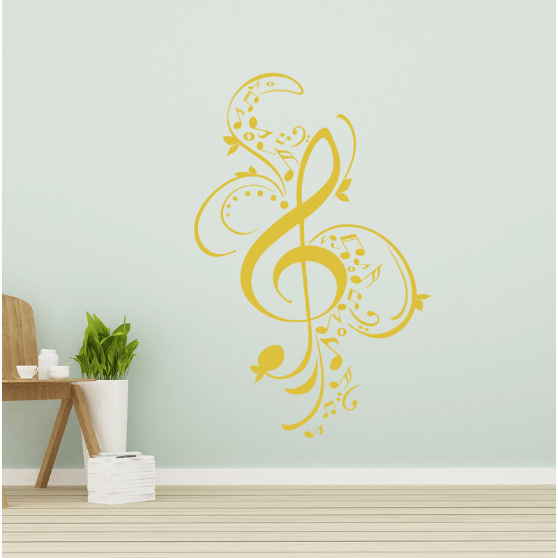 Entertainment Non-Wall Damaging Wall Decal, 14" H x 22" W, Burgundy