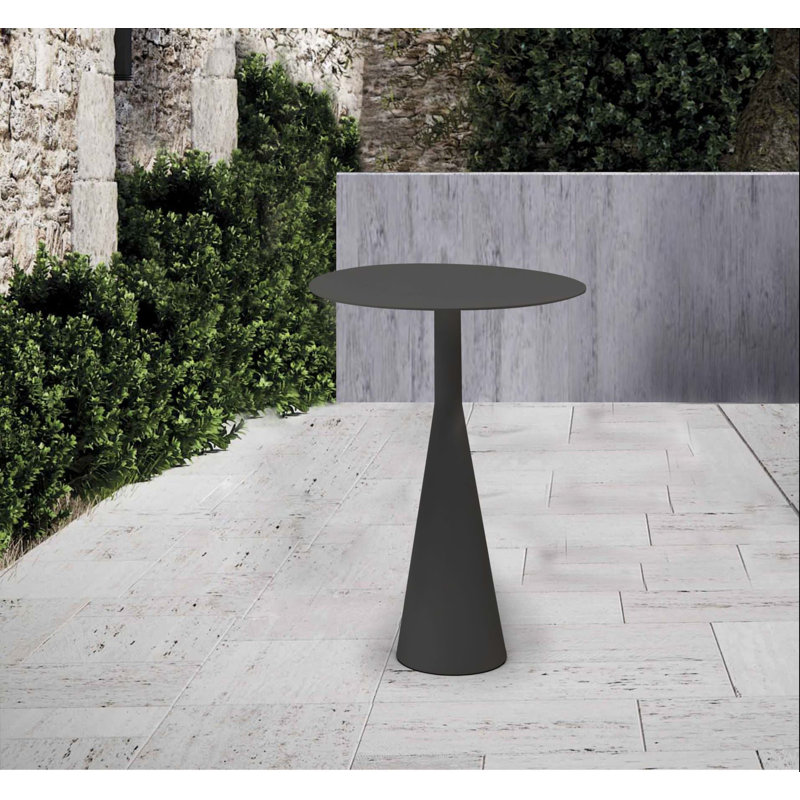 Ireland Outdoor Round Side Table, 29" H x 20" W x 20" D