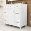 Ensemble de meuble-lavabo simple autoportant avec lavabo en résine Patnaude Modern-2044026636