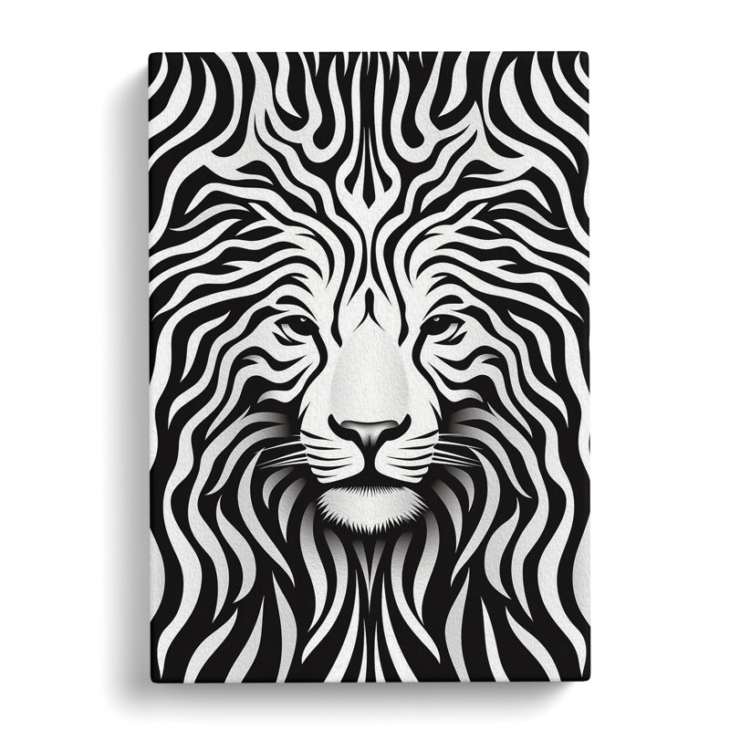 Tiger Op No.2 - No Frame Print, 60cm H x 40cm W x 3cm D