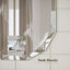 Miroir octogonal biseauté sans cadre Pearlette-920878654