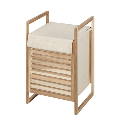 Wenko Wood Laundry Hamper