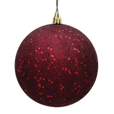 Burgundy Ball Ornament