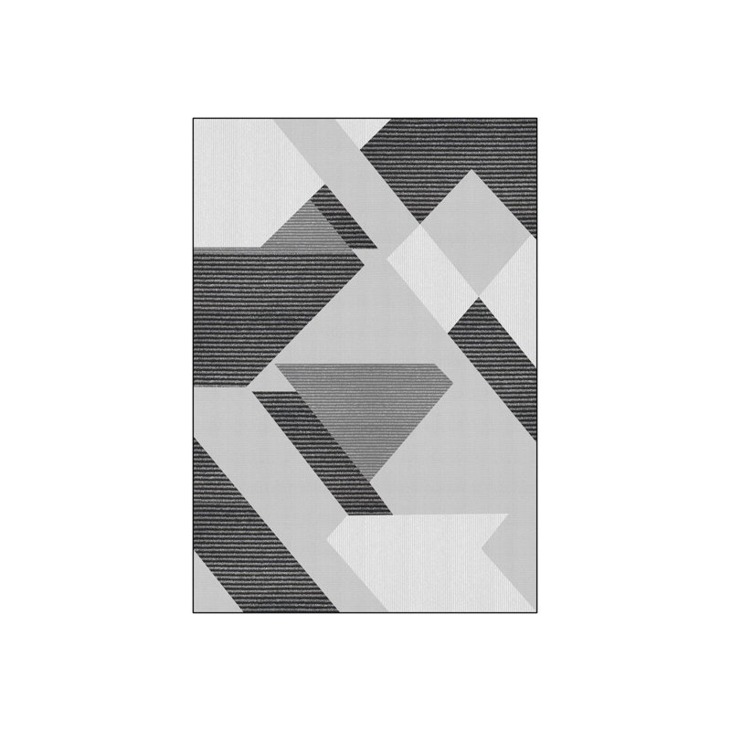 Tapis Derak avec envers antidérapant, Tapis de couloir 3 pi 11 po x 13 pi 1 po