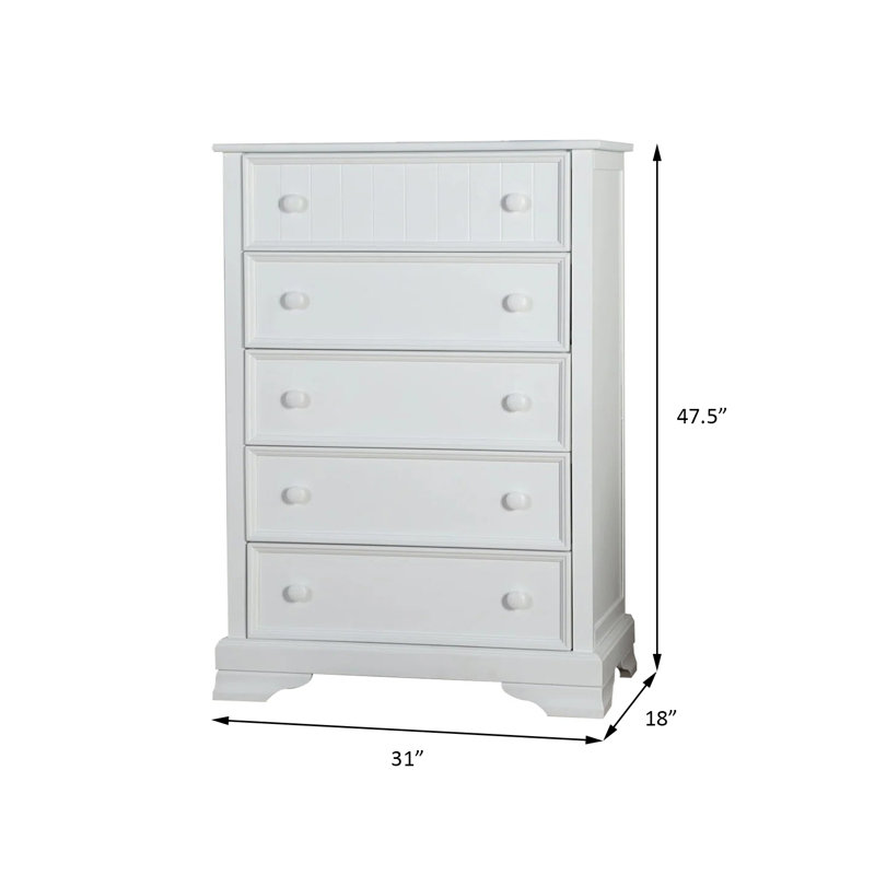 Commode transitionnelle Fanton, blanc