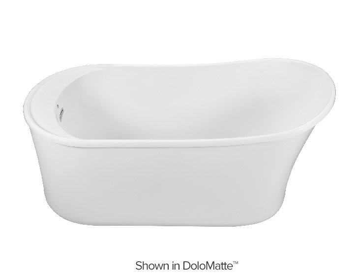 Eryn 60" Freestanding Soaking Bathtub, Acrylic CXL®