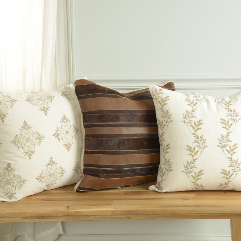 Coussin 100% coton, Duvet synthétique