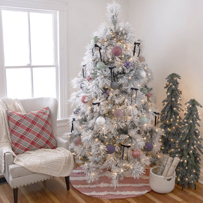 Lighted Pine Christmas Tree