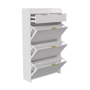 15 Pair Flip Down Shoe Storage