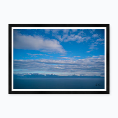 Cook Inlet I - photographie avec cadre photo
