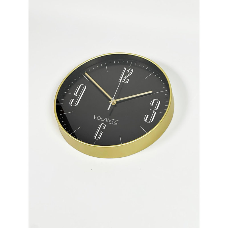Ampelio Wall Clock, Gold
