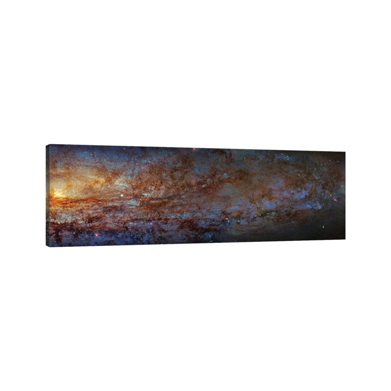 The Sculptor Galaxy (NGC 253) I by Robert Gendler - Wrapped Canvas Panoramic Painting, 30.48 cm H x 91.44 cm W x 1.91 cm D