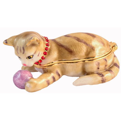 Cat Metal Decorative Box