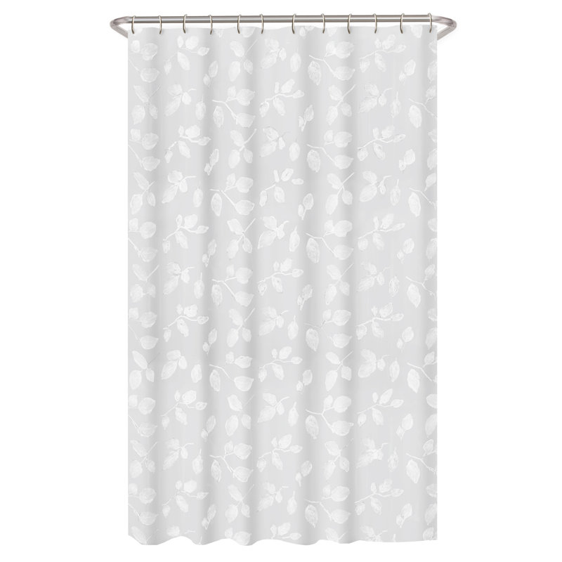 Alva Floral PEVA Single Shower Curtain