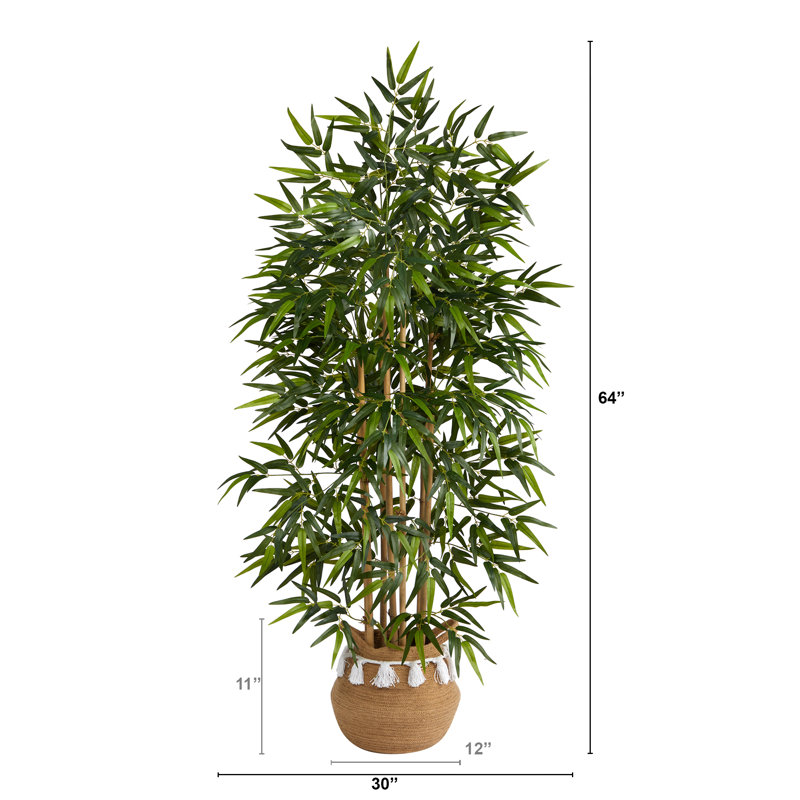 64'' Faux Bamboo Tree in Planter
