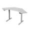 Adjustable Corner Metal Base Standing Desk-1914773803