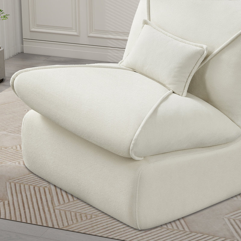 Vacuum-Packed Inflatable Chaise Lounge With Chenille Fabric - No Assembly, 300Lb Capacity, Ergonomic Design, Versatile Use
