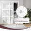 Porte de garde-robe coulissante en verre givré 3-Lite blanc 60 x 80 incluant toute la quincaillerie de porte de garde-robe coulissante-94494226-116788237
