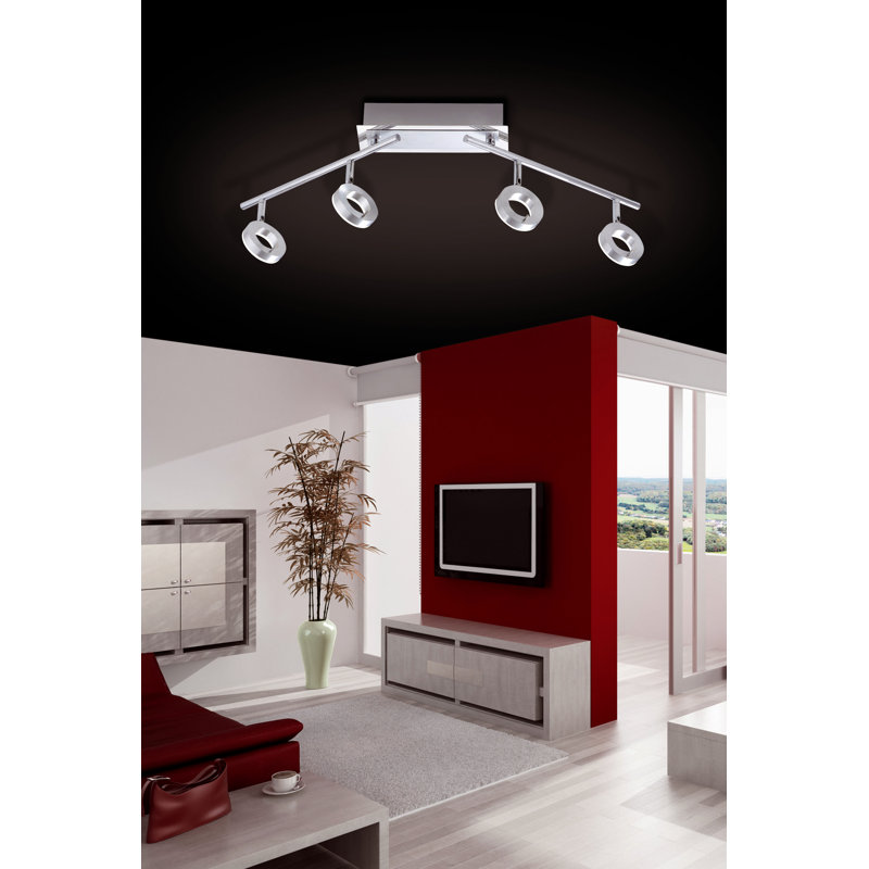 18cm 4 -Light Track Kit, Matt aluminium