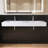 59'' Wall Mounted Double Bathroom Sink Solid Surface Bathroom Sink with Overflow
