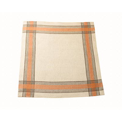 Serviettes French Home Linen Boulevard - Brun clair, terre cuite, chocolat