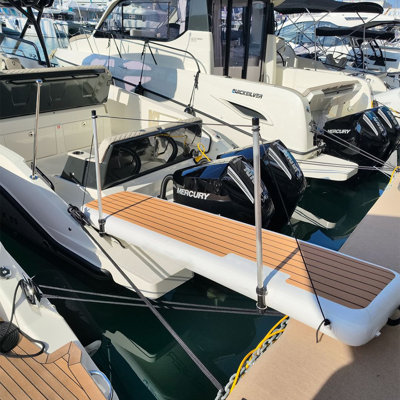 Direct sale in stock, clearance price! Portable Inflatable Air Cushion Dock Water Platform Swimming Dock Mat Inflatable Floating Gangway Platform for by yijia